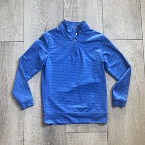 Peter Millar Blue Patterned Pullover